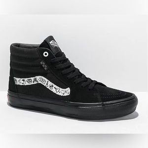 Vans Skate Sk8-Hi Doodle Black & White Skate Shoes